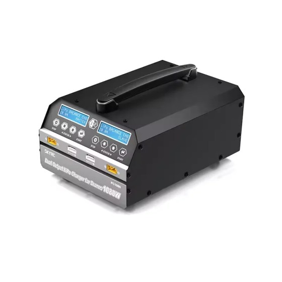 SKYRC PC1080 High-Power Dual Channel Battery Charger for Racing Drone and Agricultural Plant Machine